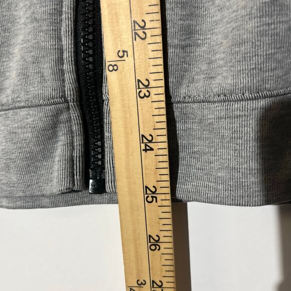 Vintage Y2K Nike Sportswear Tech Fleece Gray Zip Up Sweater Womans Size Small - Picture 7 of 8